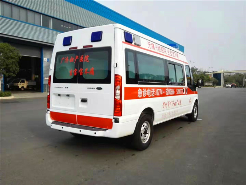 福特新世代V348长轴高顶运输型救护车
