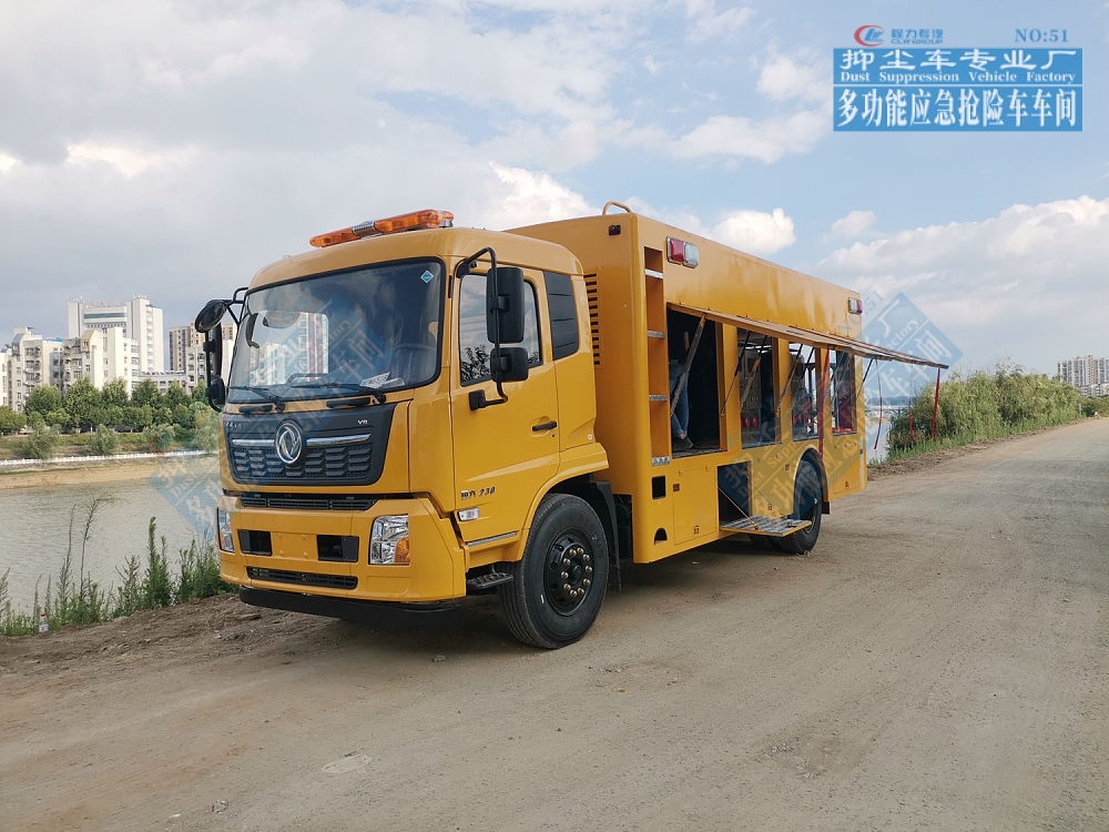 东风天锦大流量排水抢险车3000-4000m³/h