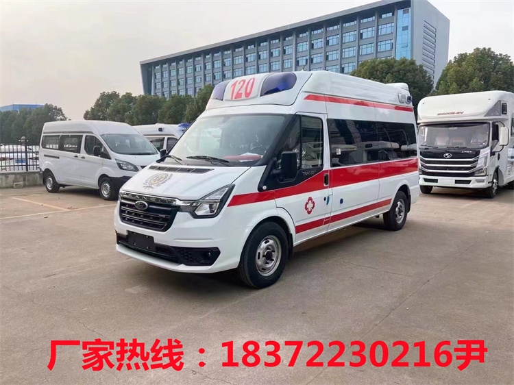 江铃福特新世代全顺V348重症救护车！